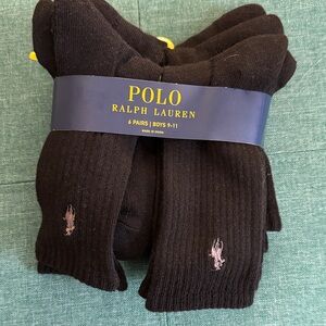 Polo by Ralph Lauren Black Casual Socks